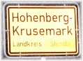 Der Ort Hohenberg- Krusemark